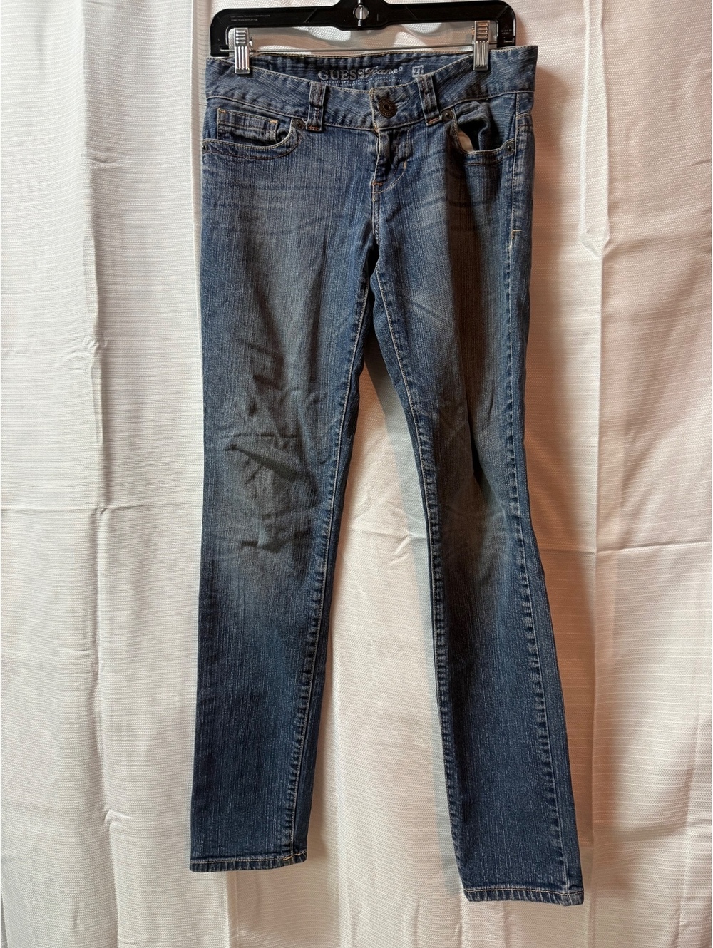 Guess Jeans Women's Skinny Blue Denim Jeans Size 27 RG